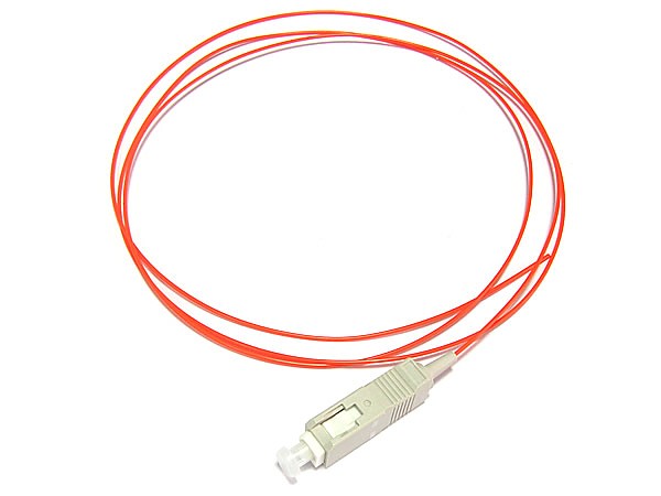 Pigtail SC/UPC, fiber optic, multimode, 50/125, 0.9mm, OM2 fiber, 1m