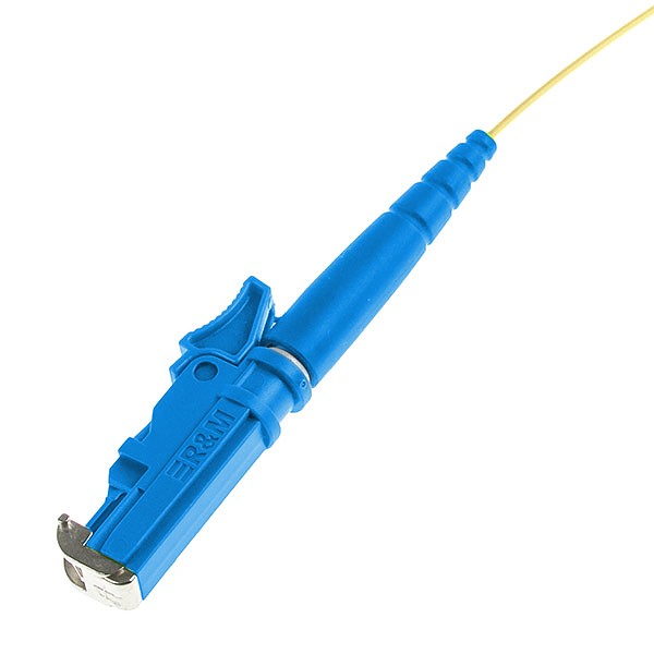 Fiber optic pigtail E2000/UPC, SM, 9/125, 0,9mm, G652D fiber, 1m
