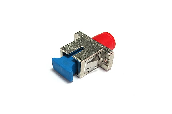 Fiber optic hybrid adaptor SM, SC/UPC - FC/UPC simplex