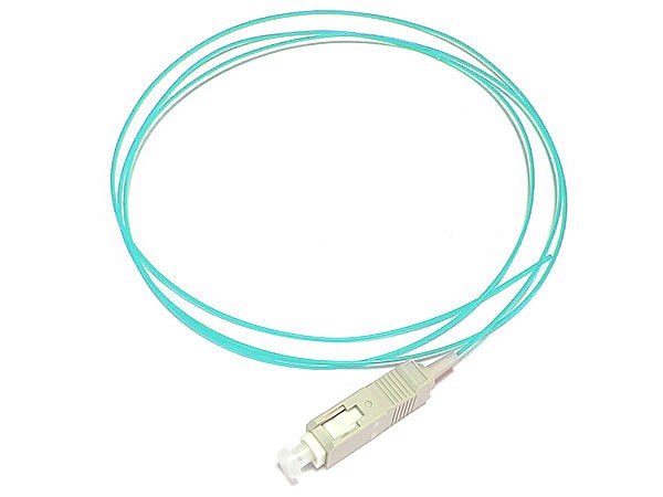 Fiber optic pigtail, SC/UPC, MM, 50/125, 0,9mm, OM3 fiber, 1m