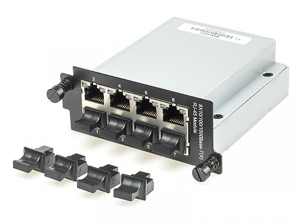 SWM-80GT, 8x1G module, RJ-45 