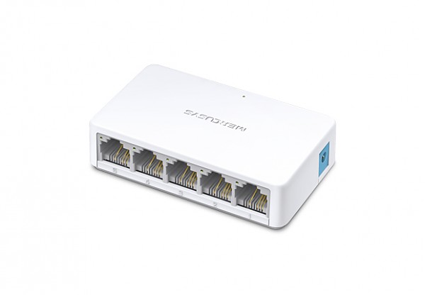 TP-Link Mercusys MS105, Unmanaged switch, 5x 10/100 RJ-45, desktop