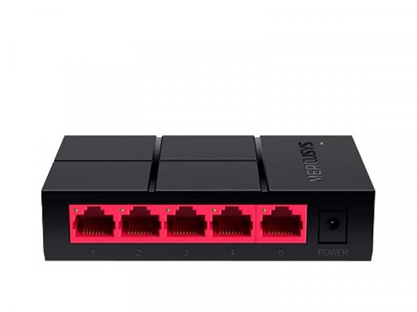 Unmanaged switch, 5x 10/100/1000 RJ-45, desktop (TP-Link Mercusys MS105G) 