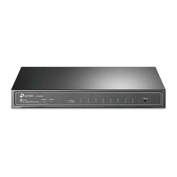 TP-Link TL-SG2008, Smart switch,  8x 10/100/1000 RJ-45, desktop