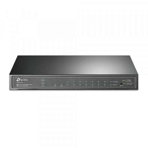 TP-Link TL-SG2210P, Smart switch, 8x 10/100/1000 RJ-45, PoE+, desktop