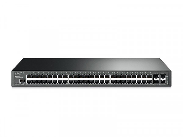 TP-Link TL-SG3452, Managed switch,  48x 10/100/1000 RJ-45, 4 slide-in SFP slot, 19"