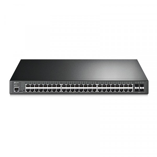 TP-Link TL-SG3452P, Managed switch, 48x 10/100/1000 RJ-45, 4 slide-in SFP slot, PoE+, 19"