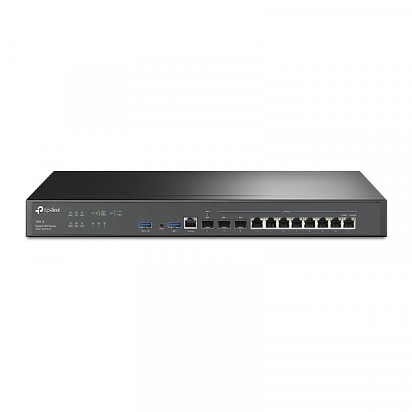 TP-Link ER8411, Gigabit VPN Router Omada, 8x 10/100/1000 RJ-45, 2 SFP 10G slots, 19"