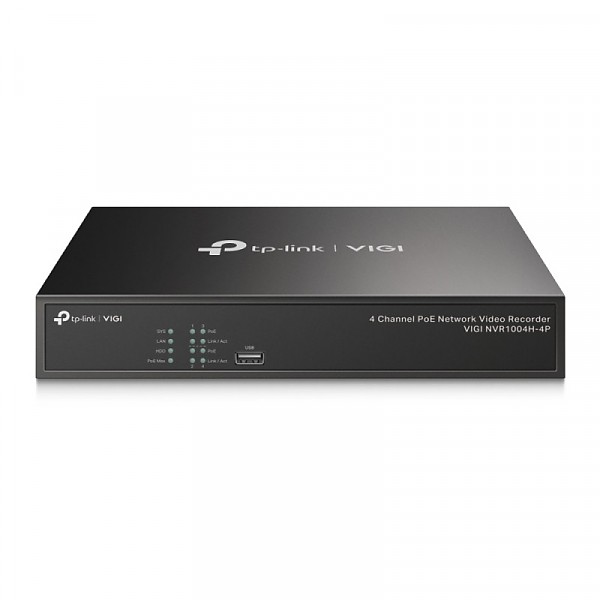 4 Channel Network Video Recorder with PoE+ (TP-Link VIGI NVR1004H-4P) 