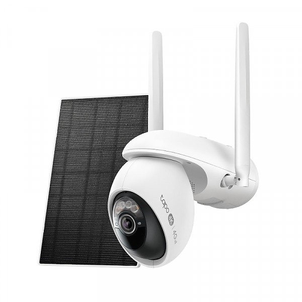 Outdoor Security 4G LTE/Wi-Fi Camera, Solar Panel (TP-Link Tapo C665G Kit) 