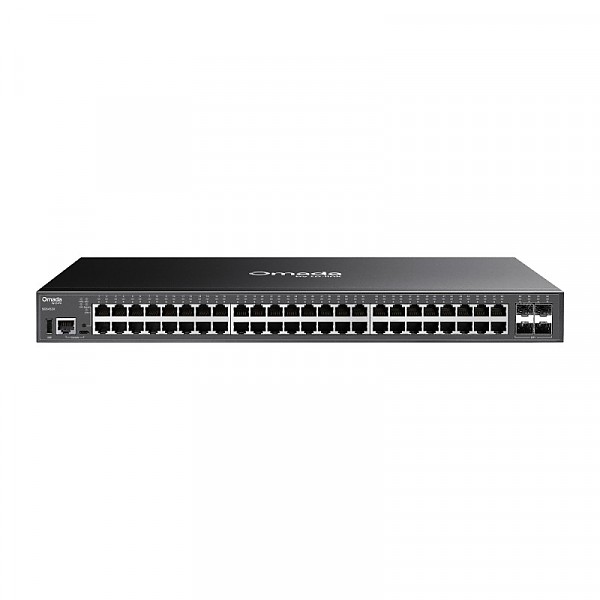 Managed switch, 48x 10/100/1000 RJ-45, 4 slide-in SFP+ 10G slot, 19" (TP-Link SG5452X) 