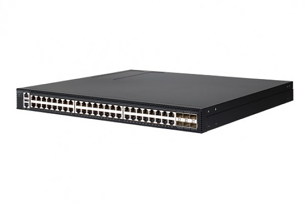 Edge-corE ECS4650-54P, Managed switch,  48x 10/100/1000 RJ-45 PoE ports, 6x 25G SFP28 ports, 19"