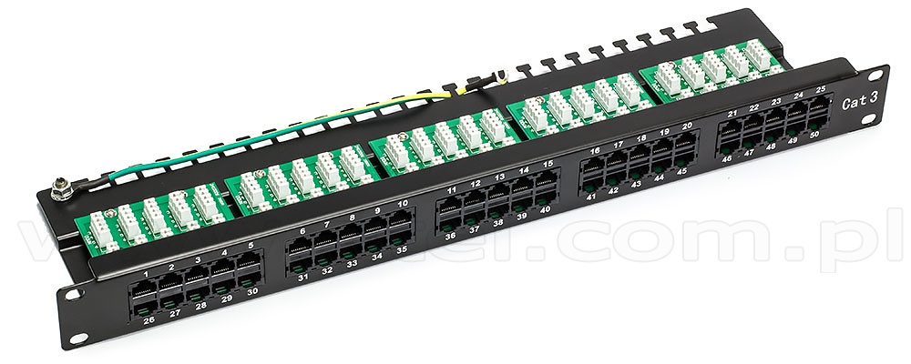 Cat3 patch panel