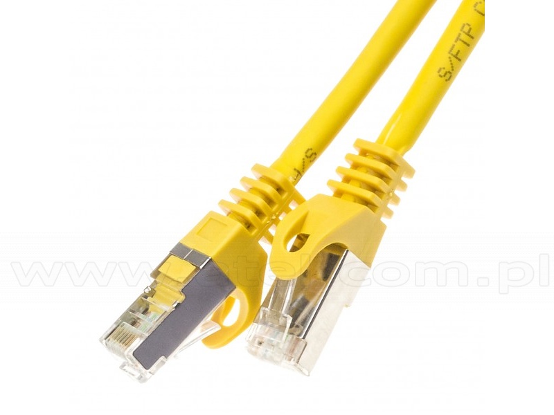 Connect 10 m Full Copper RJ45 Cat.6a F/UTP LSZH Snagless Patch Cord Yellow 