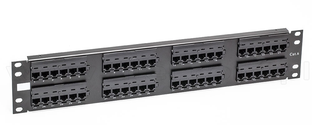 NEW SUPERIOR MODULAR PRODUCTS DCC4888/110A5E 48 PORT PATCH PANEL 