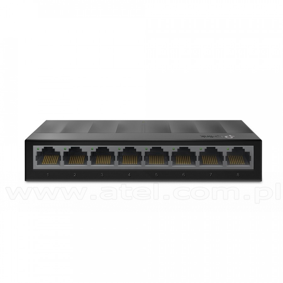 Unmanaged switch, 8x 10/100/1000 RJ-45, desktop (TP-Link LS1008G)