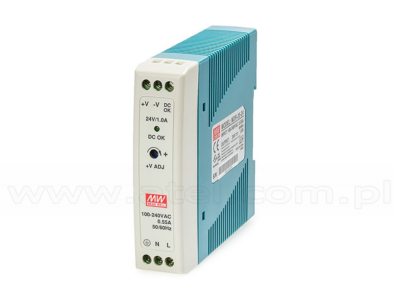 MEAN WELL MDR2024 24V Power Supply for sale online 